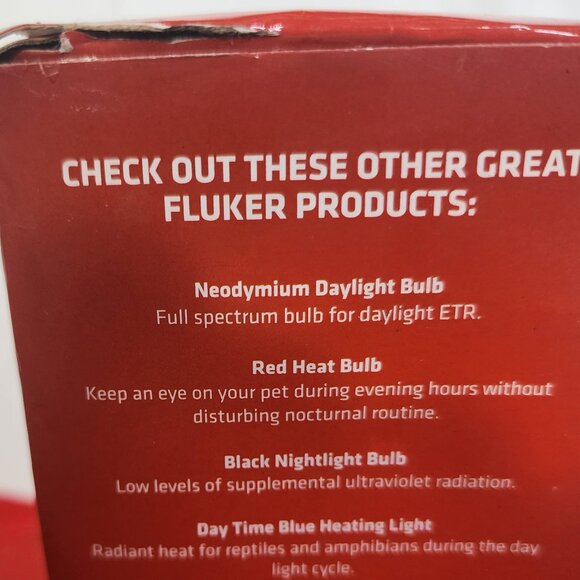 Fluker's 75W Incandescent Reptile Lighting Basking Bulb 120V 12"-18" Distance - Picture 11 of 16